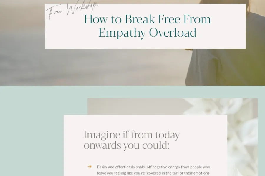 Highly Sensitive People — Lead Capture Page