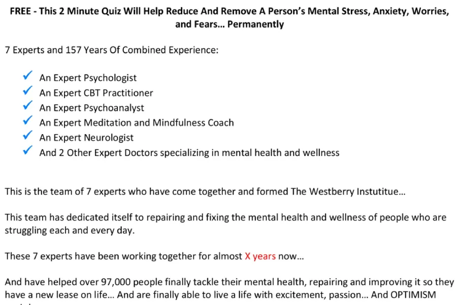 Client Wanted Many Self Help FaceBook ADs To Test For Both Lead Generation And Tripwire Product Sales. Here Is 1 Sample