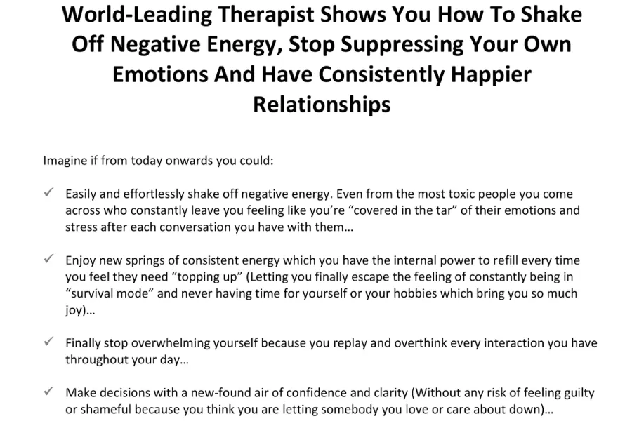 Mental/Emotional Wellness Coaching — Tripwire Webinar Sales Page